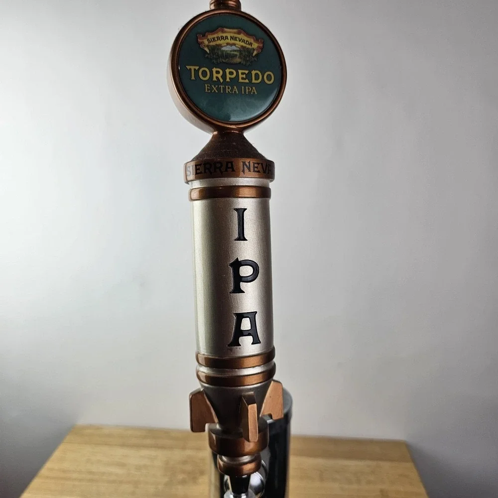 Large Sierra‎ Nevada Beer Tap Pump Complete With Piping Untested Mancave Bar